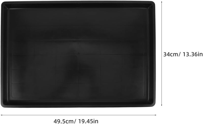 ORFOFE Replacement Dog Crate Pan Leakproof Thick Plastic Tray 19.5X13.4 Inch Durable Cage Bottom Liner for Bird Cages Rabbit Litter Box Indoor Pet Waste Management - Image 5